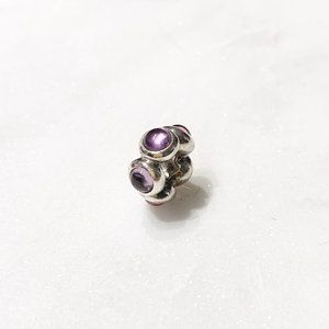 Pandora Amethyst Cabochon Spacer Charm (RETIRED)